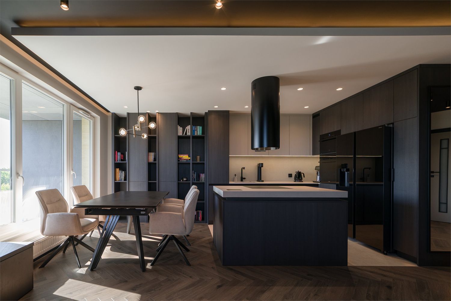 Photograph of a contemporary apartment interior at Starowiejska
